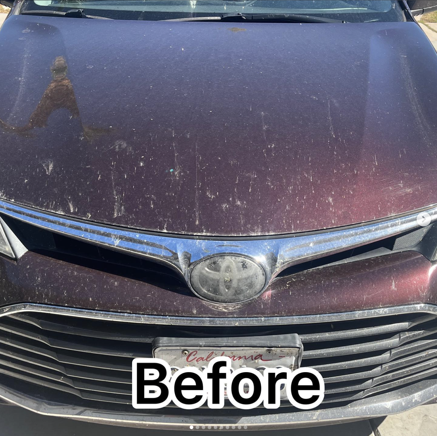 Toyota before detailing